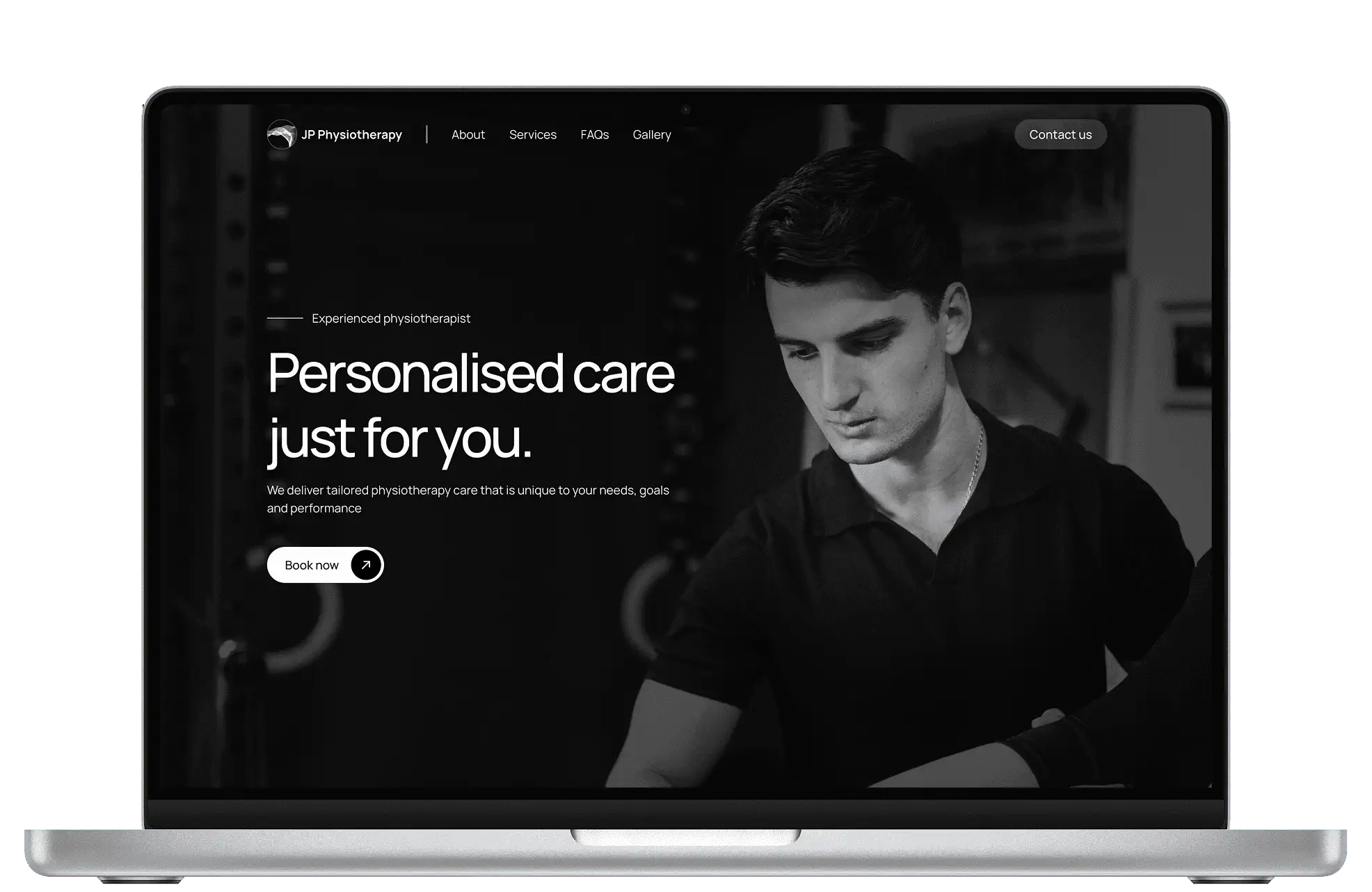 Booking page on desktop