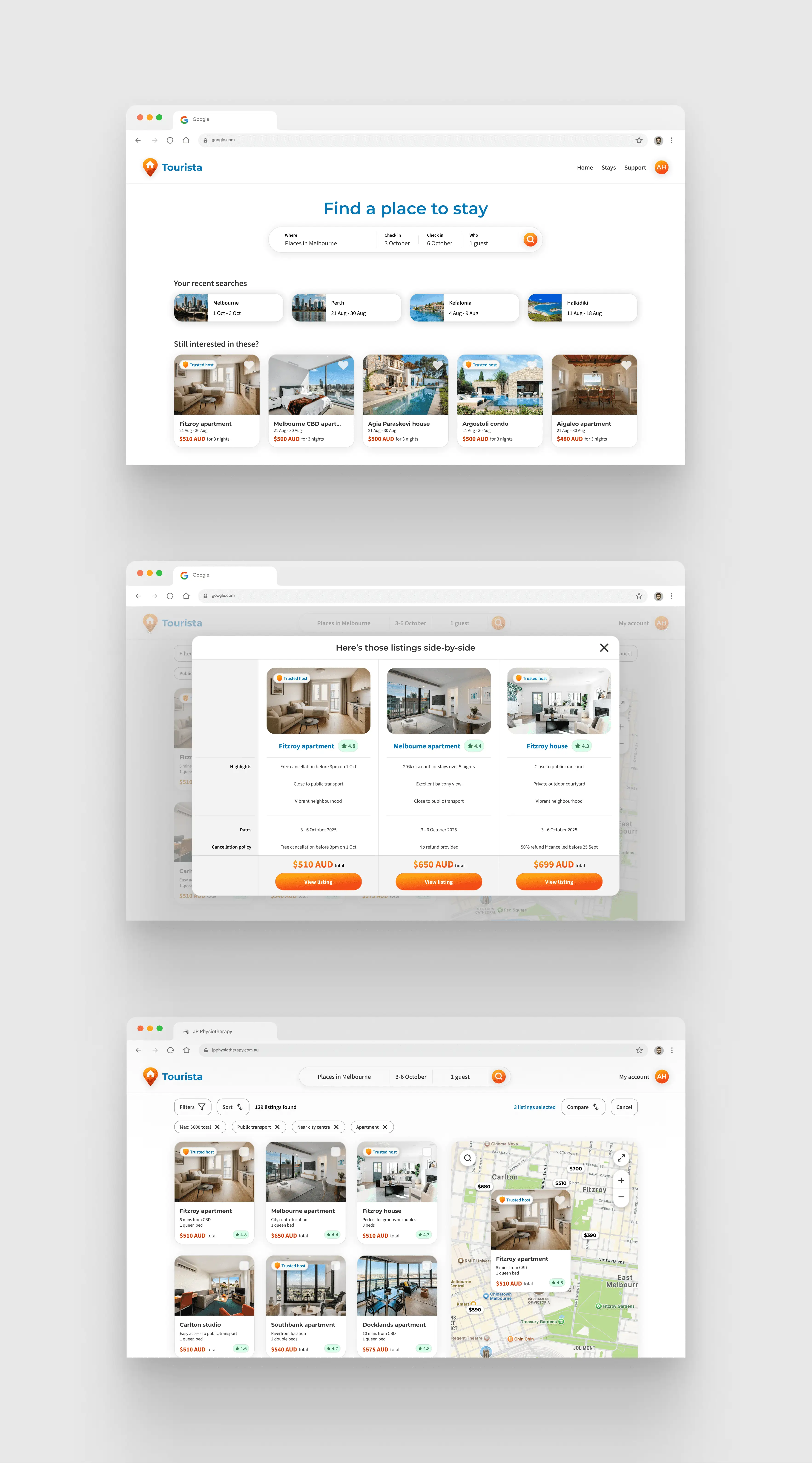Sneak peek of the Tourista redesign