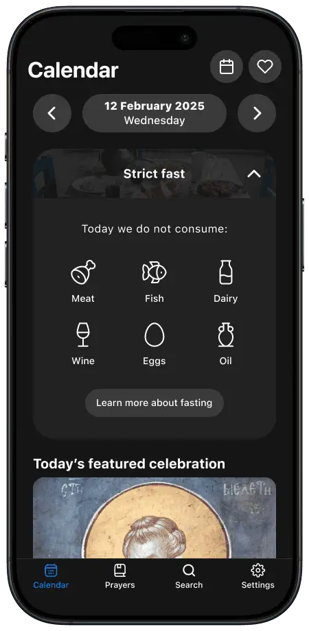 Strict fast details on iPhone